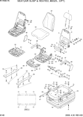 SEAT(AIR SUSP & HEATED, #0025-, OPT)