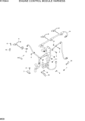 ENGINE CONTROL MODULE HARNESS