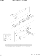 DOZER BLADE CYLINDER