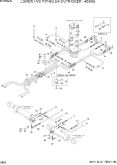 LOWER HYD PIPING 2(4-OUTRIGGER, -#0089)
