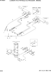 LOWER HYD PIPING(2-OUTRIGGER, -#0089)