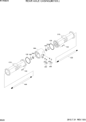 REAR AXLE CASING(#0193-)