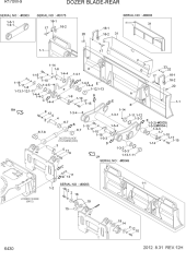 DOZER BLADE-REAR