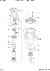 SWING REDUCTION GEAR