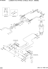 LOWER HYD PIPING 1(F/BLD, R/OUT, -#0066)