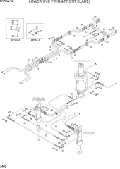 LOWER HYD PIPING(FRONT BLADE)