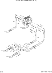 UPPER HYD PIPING(ATTACH)