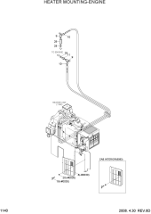HEATER MOUNTING-ENGINE