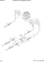 UPPER HYD PIPING(ATTACH)