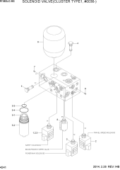 SOLENOID VALVE(CLUSTER TYPE 1, #0036-)