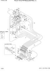 PILOT HYD PIPING(CONTROL 1, -#0006)