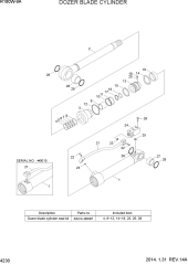 DOZER BLADE CYLINDER