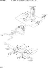 LOWER HYD PIPING 2(F/OUT, R/DOZ)