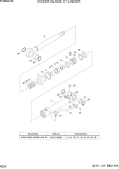 DOZER BLADE CYLINDER
