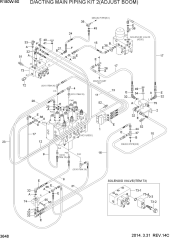 D/ACTING MAIN PIPING KIT 2(ADJUST BOOM)