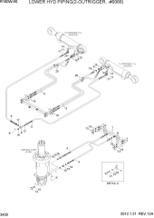 LOWER HYD PIPING(2-OUTRIGGER, -#0066)