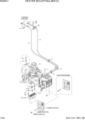 HEATER MOUNTING(-#2012)