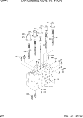 MAIN CONTROL VALVE(4/5, -#1427)