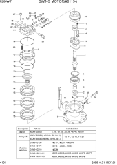 SWING MOTOR(#0115-)