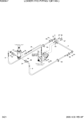 LOWER HYD PIPING 1(#1149-)