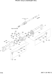 FRONT AXLE CASING(#1149-)