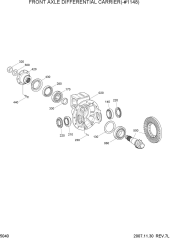 FRONT AXLE DIFFERENTIAL CARRIER(-#1148)