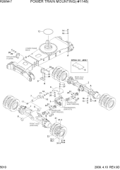 POWER TRAIN MOUNTING(-#1148)