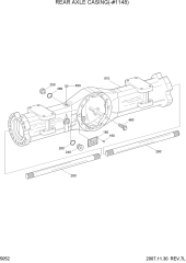REAR AXLE CASING(-#1148)