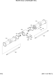 REAR AXLE CASING(#1149-)
