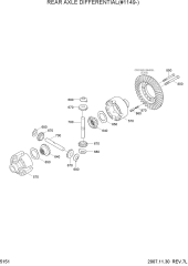 REAR AXLE DIFFERENTIAL(#1149-)