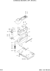 CONSOLE BOX(RH, OPT, #1279-)