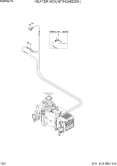 HEATER MOUNTING(#2200-)