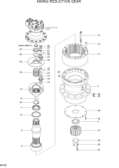 SWING REDUCTION GEAR