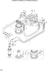 UPPER HYD PIPING(TRAVEL)