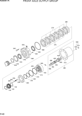 FRONT AXLE OUTPUT GROUP