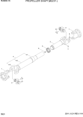 PROPELLER SHAFT(#2237-)