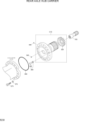 REAR AXLE HUB CARRIER