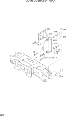 OUTRIGGER ASSY(REAR)