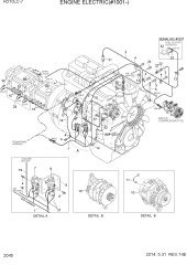 ENGINE ELECTRIC(#1001-)