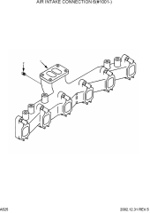 AIR INTAKE CONNECTION 6(#1001-)