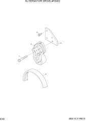 ALTERNATOR DRIVE(-#1000)