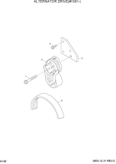 ALTERNATOR DRIVE(#1001-)