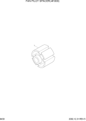 FAN PILOT SPACER(-#1000)