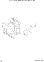 FRONT GEAR TRAIN ACCESSORY(-#1000)