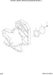 FRONT GEAR TRAIN ACCESSORY(#1001-)