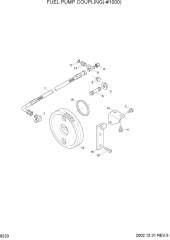 FUEL PUMP COUPLING(-#1000)