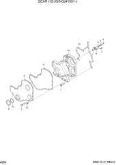 GEAR HOUSING(#1001-)