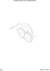 LUBRICATING OIL PUMP(-#1000)
