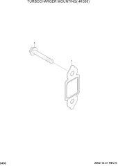 TURBOCHARGER MOUNTING(-#1000)