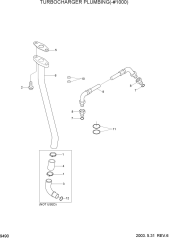 TURBOCHARGER PLUMBING(-#1000)